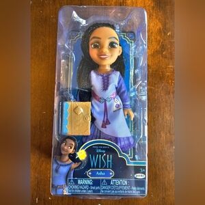 Disney Wish Movie ASHA 6" Petite Poseable Doll & Accessory NEW 2023